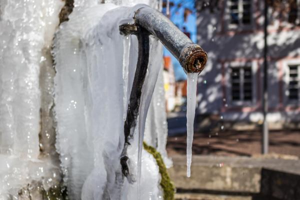 Frozen pipe